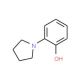 2-tetrahydro-1H-pyrrol-1-ylphenol (CAS 4787-77-3) - chemical structure image