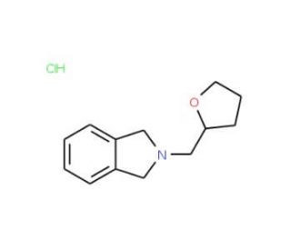 2-(Tetrahydro-2-furanylmethyl)-isoindoline hydrochloride - chemical structure image