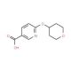 2-(Tetrahydro-2H-pyran-4-yloxy)pyridine-5-carboxylic acid (CAS 886851-55-4) - chemical structure image