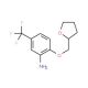 2-(Tetrahydro-furan-2-ylmethoxy)-5-trifluoromethyl-phenylamine - chemical structure image