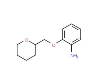 2-(Tetrahydro-pyran-2-ylmethoxy)-phenylamine - chemical structure image