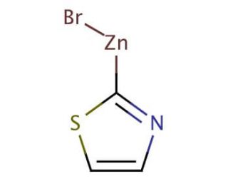2-Thiazolylzinc bromide solution (CAS 173382-28-0) - chemical structure image