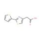 (2-thien-2-yl-1,3-thiazol-4-yl)acetic acid - chemical structure image