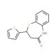 2-thien-2-yl-2,3-dihydro-1,5-benzothiazepin-4(5H)-one (CAS 5871-68-1) - chemical structure image
