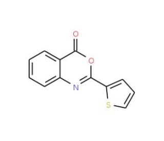 2-Thien-2-yl-4H-3,1-benzoxazin-4-one (CAS 26060-06-0) - chemical structure image