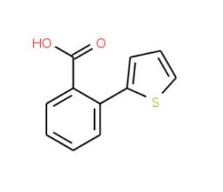 2-Thien-2-ylbenzoic acid (CAS 6072-49-7) - chemical structure image