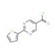 2-Thien-2-ylpyrimidine-5-carbonyl chloride (CAS 946409-25-2) - chemical structure image