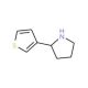 2-thien-3-ylpyrrolidine (CAS 298690-85-4) - chemical structure image