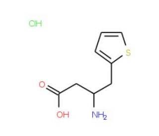 (2-Thienyl)-L-beta-homoalanine hydrochloride (CAS 270065-91-3) - chemical structure image