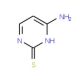2-Thiocytosine (CAS 333-49-3) - chemical structure image