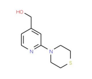 (2-Thiomorpholin-4-ylpyridin-4-yl)methanol (CAS 898289-25-3) - chemical structure image