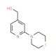 (2-Thiomorpholin-4-ylpyridin-4-yl)methanol (CAS 898289-25-3) - chemical structure image