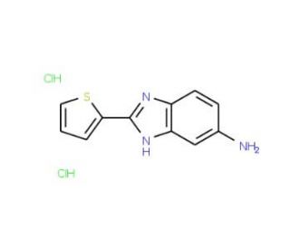 2-(thiophen-2-yl)-1H-1,3-benzodiazol-5-amine dihydrochloride - chemical structure image