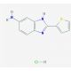 2-(thiophen-2-yl)-1H-1,3-benzodiazol-5-amine hydrochloride - chemical structure image