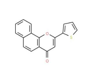 2-Thiophen-2-yl-benzo[h]chromen-4-one - chemical structure image