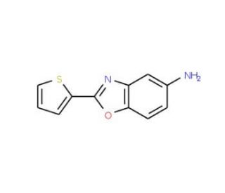 2-Thiophen-2-yl-benzooxazol-5-ylamine - chemical structure image