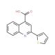 2-Thiophen-2-yl-quinoline-4-carboxylic acid (CAS 31792-47-9) - chemical structure image