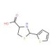 2-Thiophen-2-yl-thiazolidine-4-carboxylic acid (CAS 32451-19-7) - chemical structure image