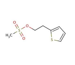 2-Thiopheneethanol Methanesulfonate (CAS 61380-07-2) - chemical structure image