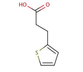 2-Thiophenepropionic acid (CAS 5928-51-8) - chemical structure image