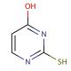 2-Thiouracil (CAS 141-90-2) - chemical structure image