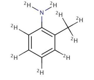 2-Toluidine-d7 (CAS 68408-22-0) - chemical structure image