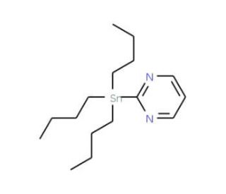 2-(Tributylstannyl)pyrimidine (CAS 153435-63-3) - chemical structure image