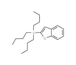 2-Tributylstannylbenzo[b]furan (CAS 148961-81-3) - chemical structure image