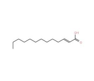2-Tridecenoic Acid (CAS 6969-16-0) - chemical structure image