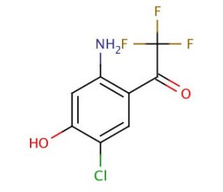 2-Trifluoroacetyl-4-chloro-5-hydroxyaniline - chemical structure image