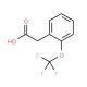 2-(Trifluoromethoxy)phenylacetic acid (CAS 220239-67-8) - chemical structure image