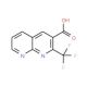 2-(Trifluoromethyl)-1,8-naphthyridine-3-carboxylic acid (CAS 241154-08-5) - chemical structure image