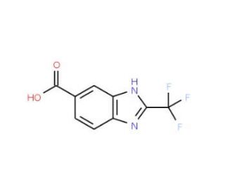 2-Trifluoromethyl-1H-benzoimidazole-5-carboxylic acid (CAS 82791-93-3) - chemical structure image
