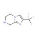 2-(Trifluoromethyl)-5,6,7,8-tetrahydroimidazo-[1,2-a]pyrazine (CAS 126069-70-3) - chemical structure image