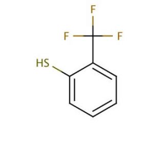 2-(Trifluoromethyl)benzenethiol (CAS 13333-97-6) - chemical structure image