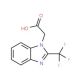 (2-Trifluoromethyl-benzoimidazol-1-yl)-acetic acid (CAS 313241-14-4) - chemical structure image