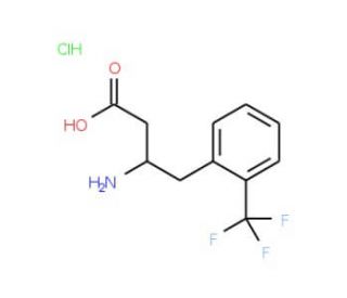 2-Trifluoromethyl-D-beta-homophenylalanine hydrochloride (CAS 269396-76-1) - chemical structure image