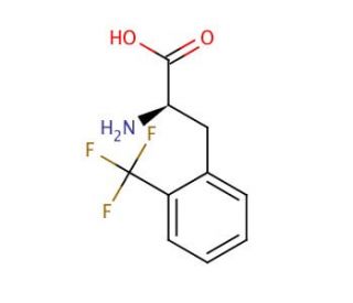 2-(Trifluoromethyl)-D-phenylalanine (CAS 130930-49-3) - chemical structure image