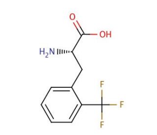 2-(Trifluoromethyl)-L-phenylalanine (CAS 119009-47-1) - chemical structure image