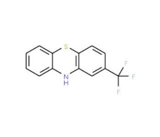 2-(Trifluoromethyl)phenothiazine (CAS 92-30-8) - chemical structure image