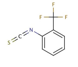 2-(Trifluoromethyl)phenyl isothiocyanate (CAS 1743-86-8) - chemical structure image