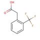 2-(Trifluoromethyl)phenylacetic acid (CAS 3038-48-0) - chemical structure image