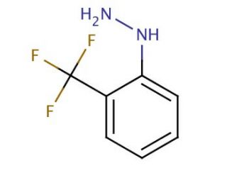 2-(Trifluoromethyl)phenylhydrazine (CAS 365-34-4) - chemical structure image