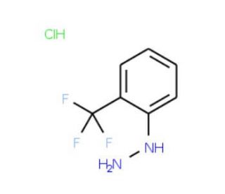 2-(Trifluoromethyl)phenylhydrazine hydrochloride (CAS 3107-34-4) - chemical structure image