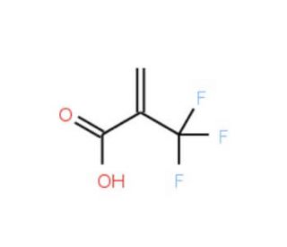 2-(Trifluoromethyl)propenoic acid (CAS 381-98-6) - chemical structure image