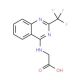 (2-Trifluoromethyl-quinazolin-4-ylamino)-acetic acid - chemical structure image