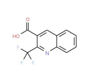 2-(Trifluoromethyl)quinoline-3-carboxylic acid (CAS 587886-26-8) - chemical structure image