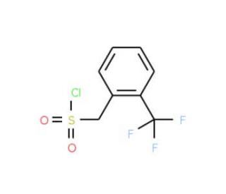 2-Trifluoromethylbenzylsulfonyl chloride (CAS 85952-32-5) - chemical structure image