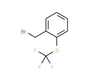 2-(Trifluoromethylthio)benzyl bromide (CAS 238403-52-6) - chemical structure image