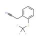 2-(Trifluoromethylthio)phenylacetonitrile (CAS 237424-20-3) - chemical structure image